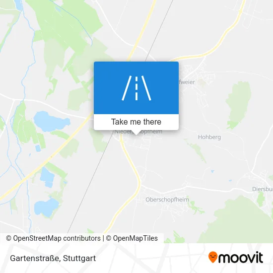 Карта Gartenstraße