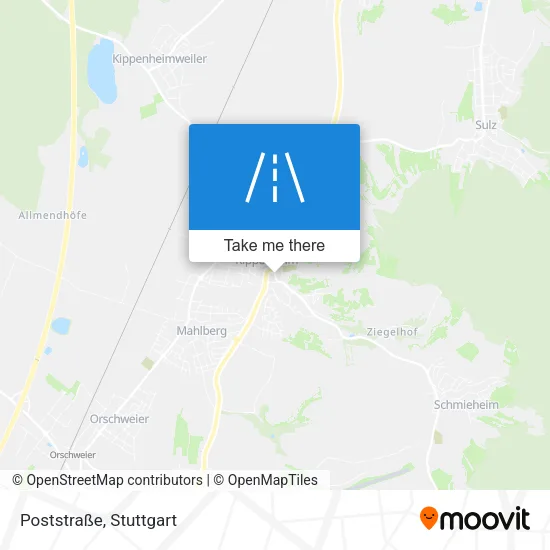 Карта Poststraße