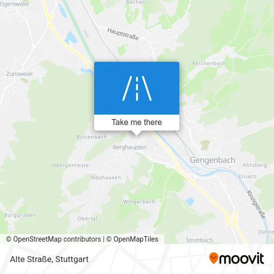 Карта Alte Straße