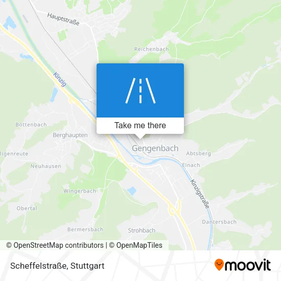 Карта Scheffelstraße