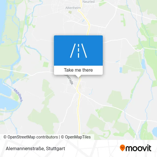 Карта Alemannenstraße