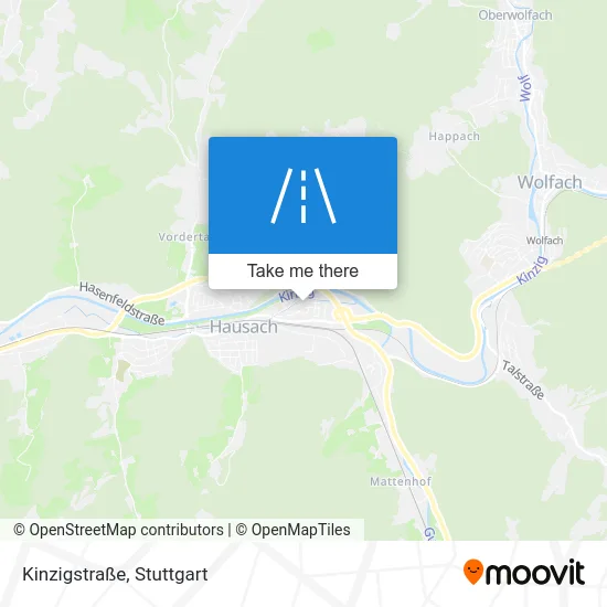 Карта Kinzigstraße