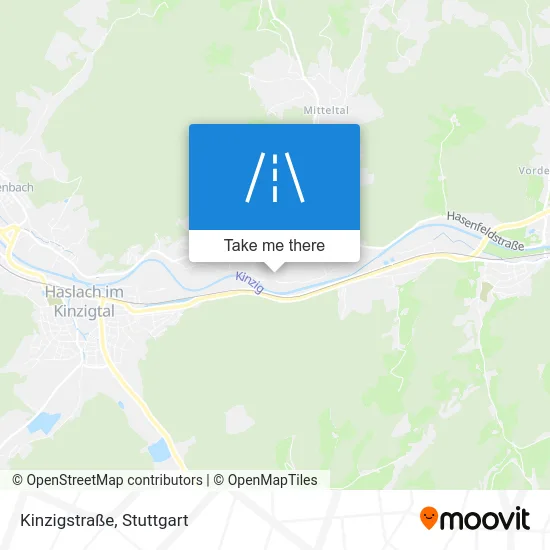 Карта Kinzigstraße