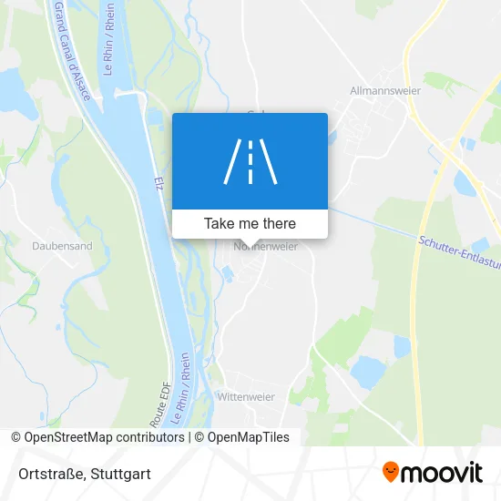 Карта Ortstraße