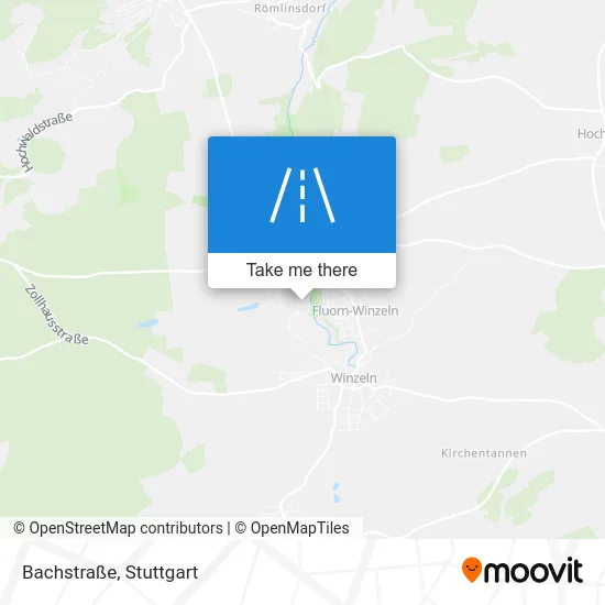 Карта Bachstraße