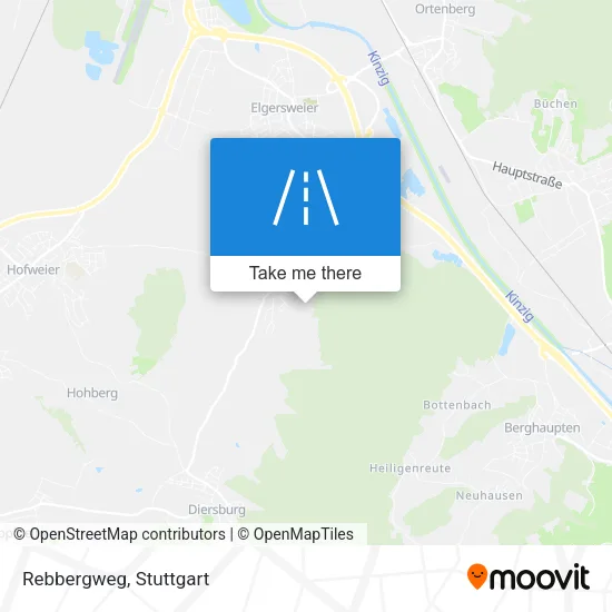 Карта Rebbergweg