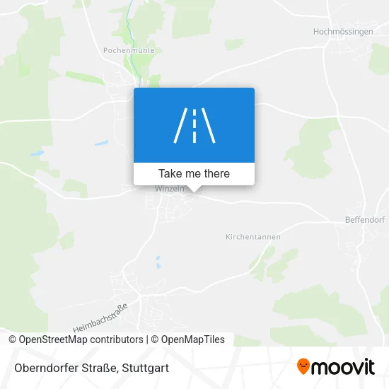 Карта Oberndorfer Straße