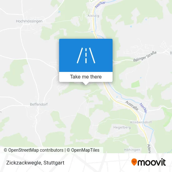 Карта Zickzackwegle