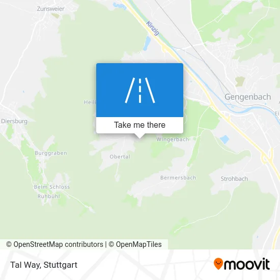 Talweg map