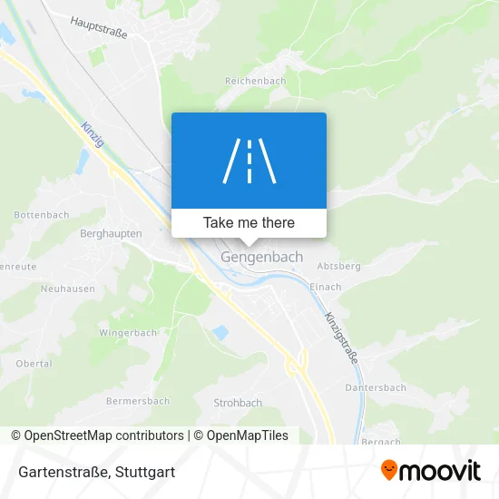 Карта Gartenstraße