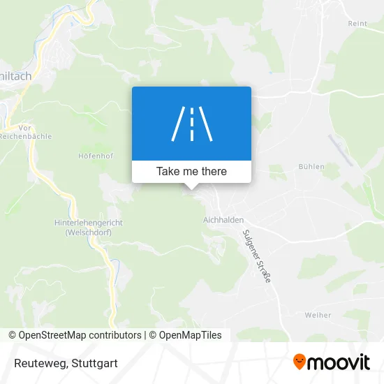 Карта Reuteweg