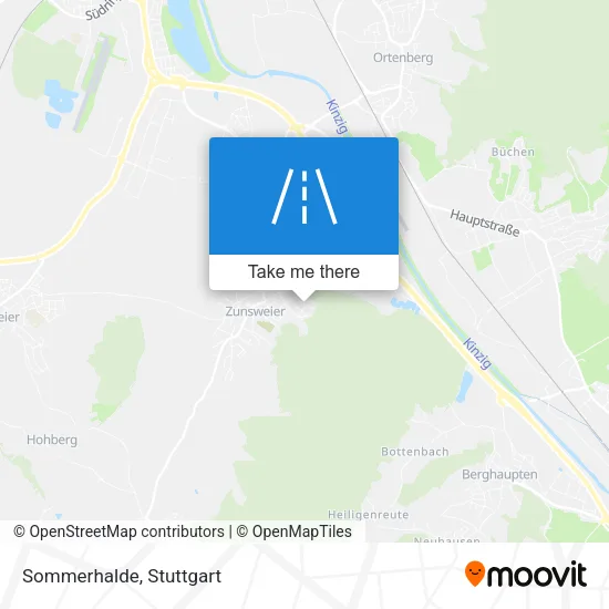 Карта Sommerhalde