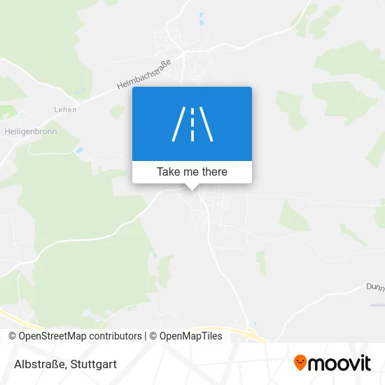Карта Albstraße