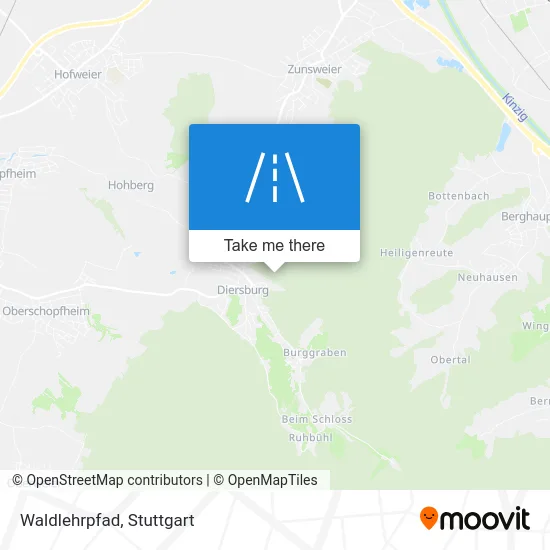 Карта Waldlehrpfad