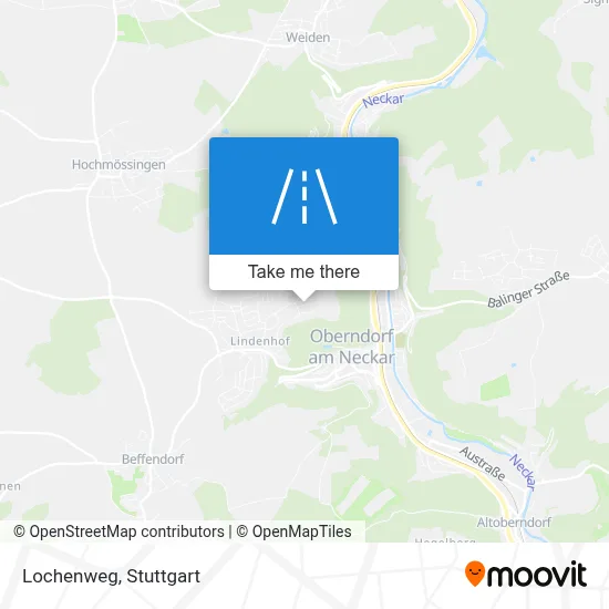 Lochenweg map