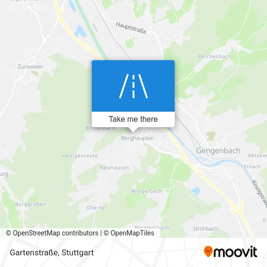 Карта Gartenstraße