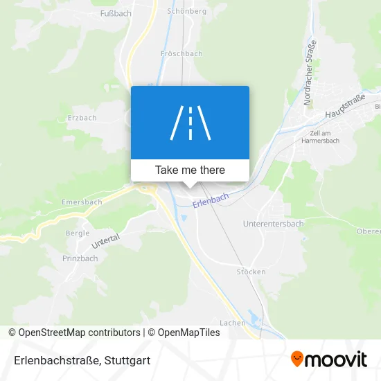 Карта Erlenbachstraße