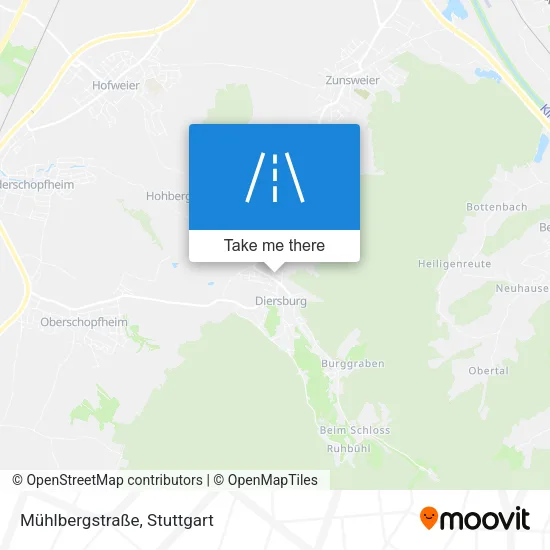 Карта Mühlbergstraße