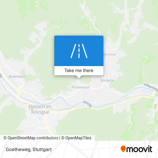 Карта Goetheweg