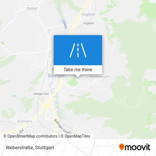 Карта Weberstraße