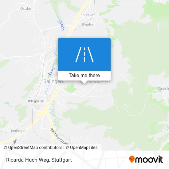 Ricarda-Huch-Weg map