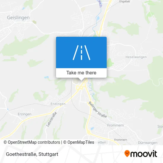 Карта Goethestraße