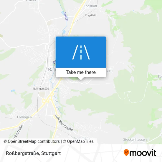 Карта Roßbergstraße