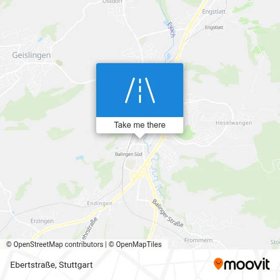 Ebertstraße map