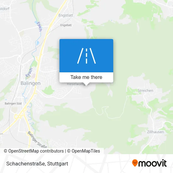 Карта Schachenstraße
