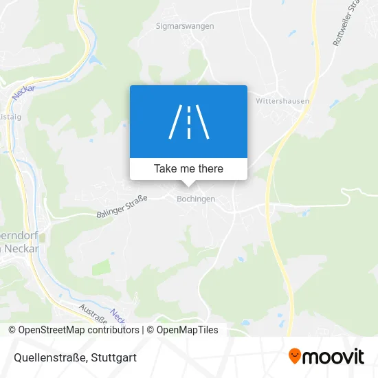 Карта Quellenstraße