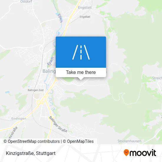 Карта Kinzigstraße