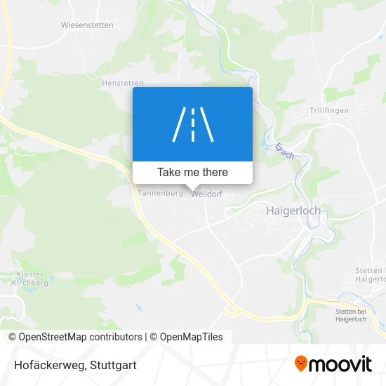 Карта Hofäckerweg