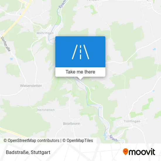 Карта Badstraße
