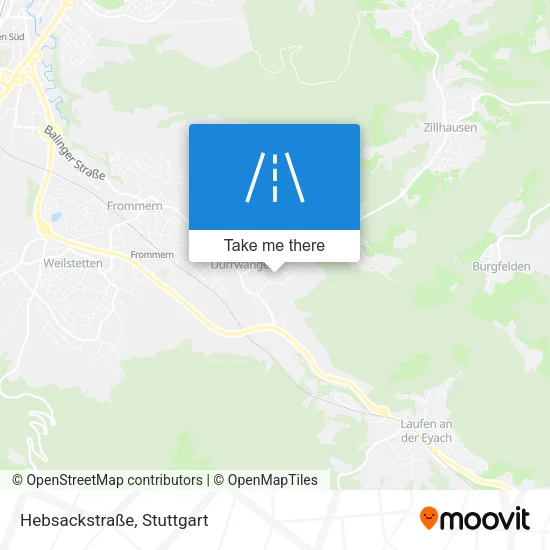 Карта Hebsackstraße