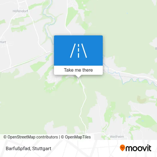 Карта Barfußpfad