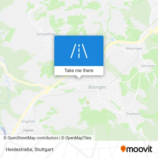 Карта Heidestraße