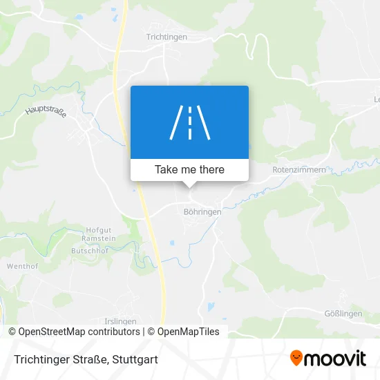 Карта Trichtinger Straße