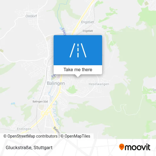 Карта Gluckstraße