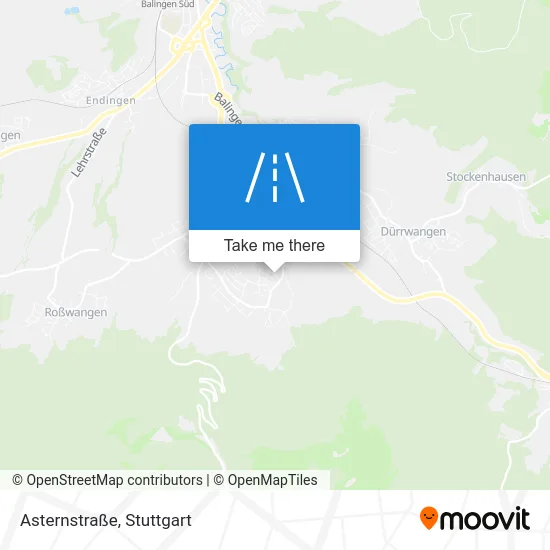 Карта Asternstraße