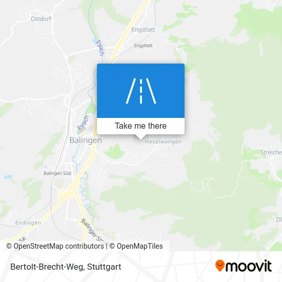 Карта Bertolt-Brecht-Weg