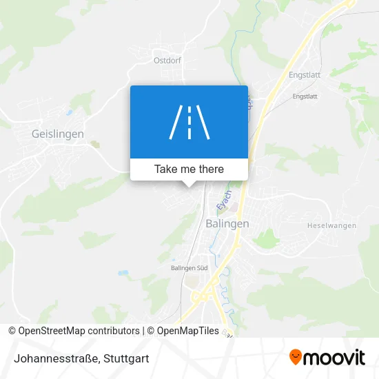 Карта Johannesstraße