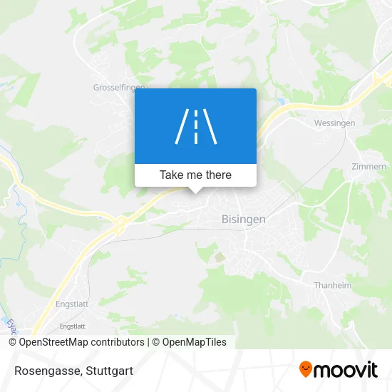 Карта Rosengasse