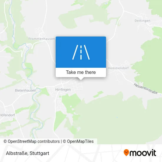 Карта Albstraße