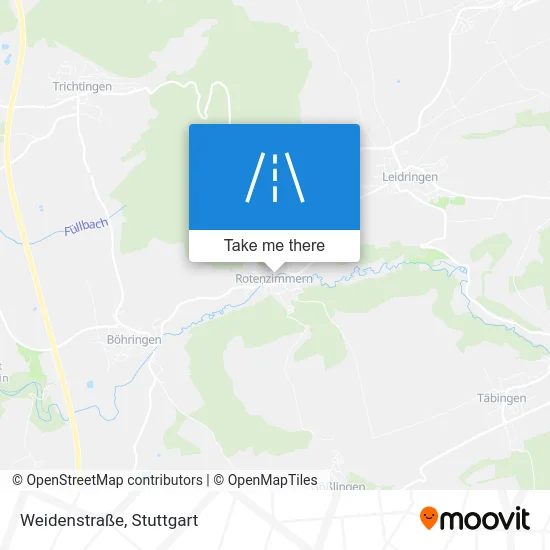 Карта Weidenstraße