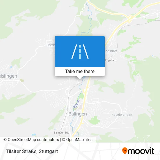 Карта Tilsiter Straße