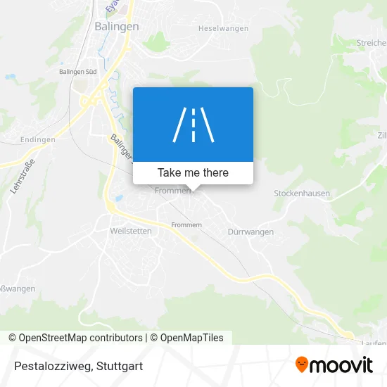 Pestalozziweg map