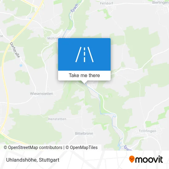 Карта Uhlandshöhe