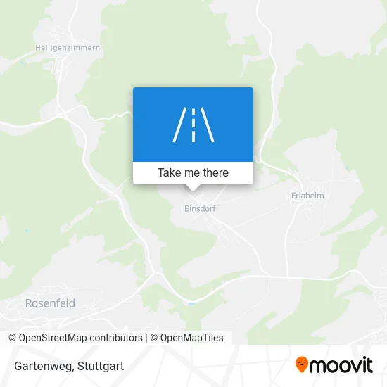 Карта Gartenweg