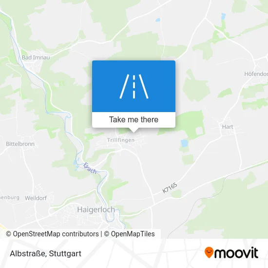 Карта Albstraße