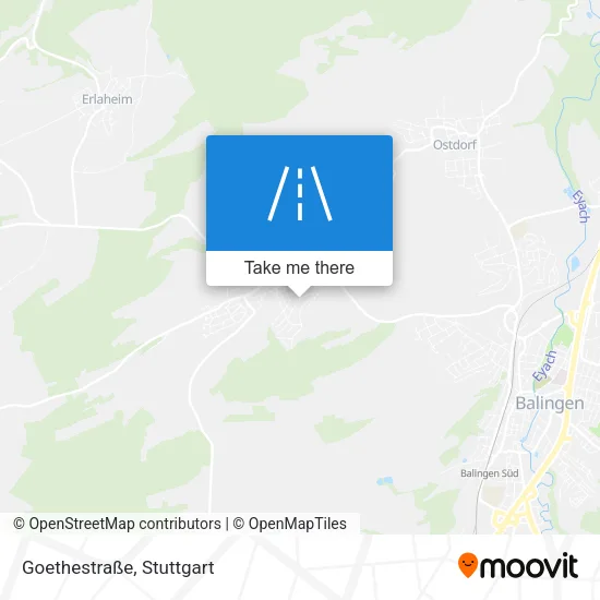 Карта Goethestraße